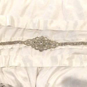 David’s bridal wedding dress belt